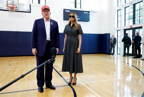 melanie dior|Melania Trump wears Dior to cast vote with husband Donald .